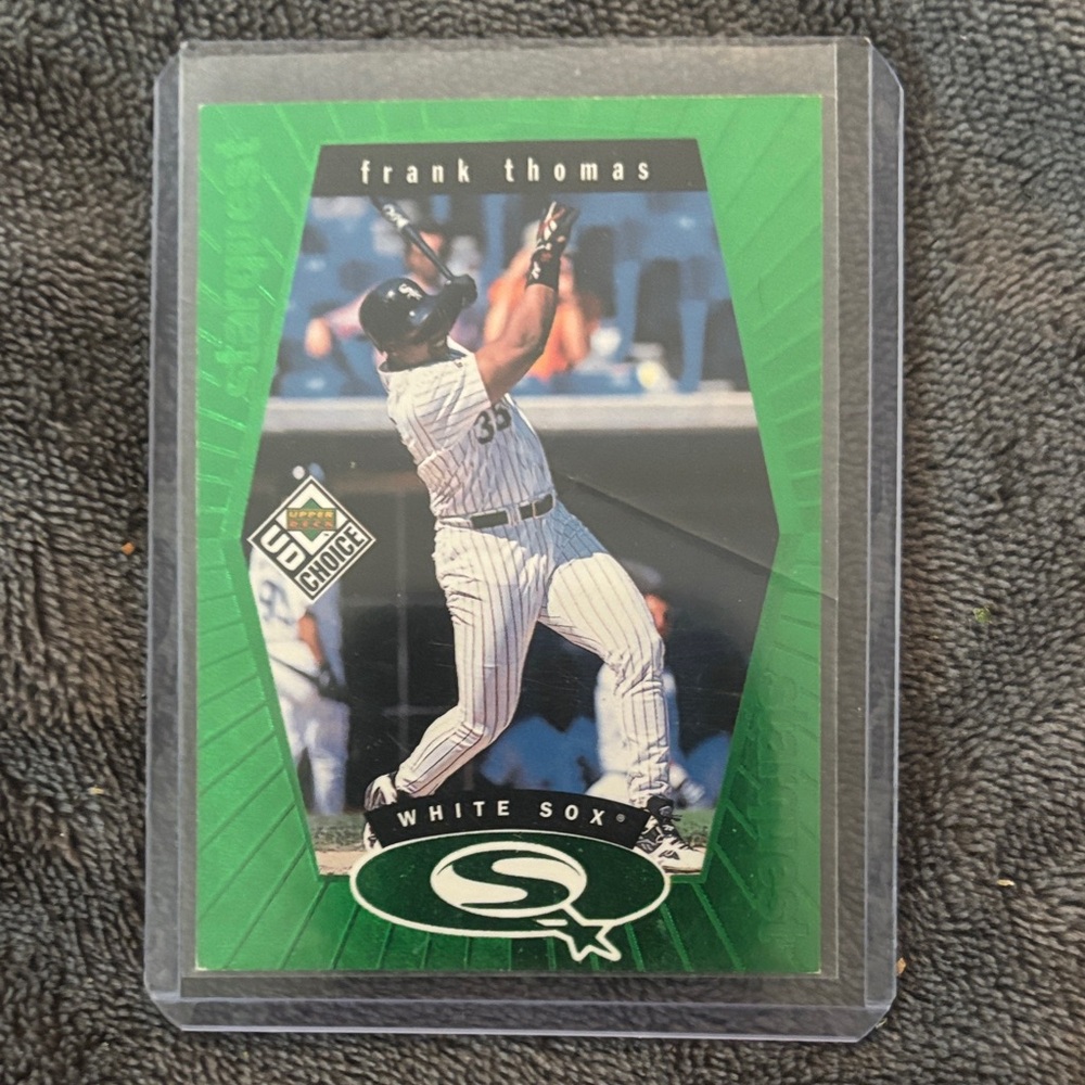 Frank Thomas Baseball Card - Green